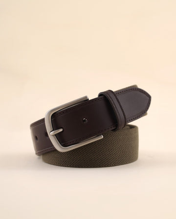 Cinturón 100% Elastano en Verde Oliva